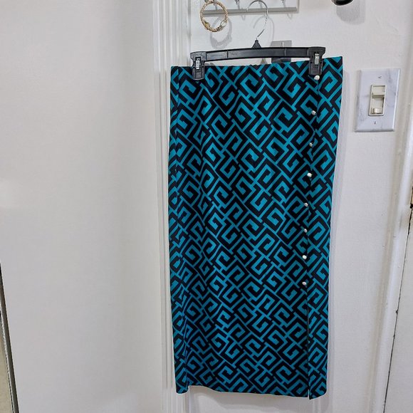 Messini Flattering Professional Business Casual Work Long Skirt Large Beautiful - Picture 3 of 11